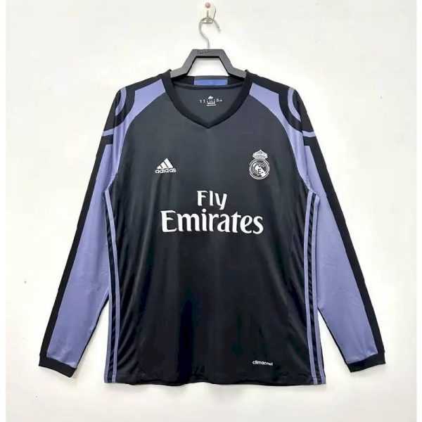 Real Madrid 2016/17 Third Retro Long Sleeves Jersey