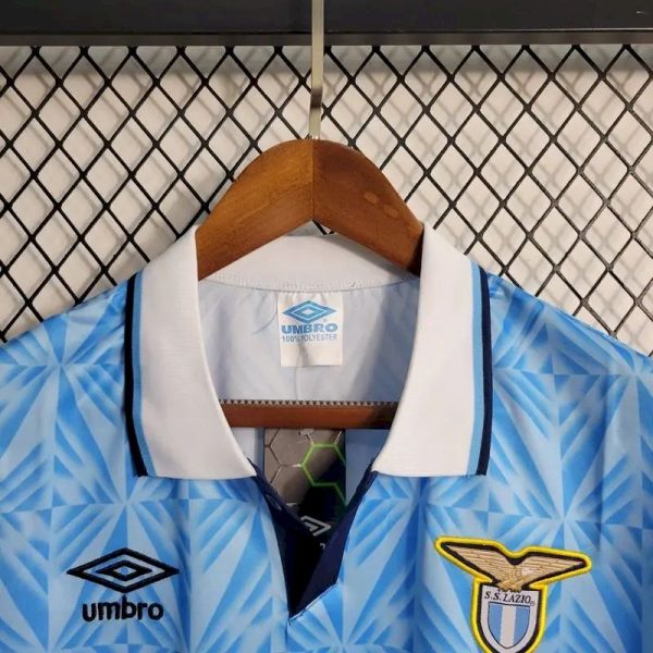 Lazio 1991 Home Retro Jersey - Image 6