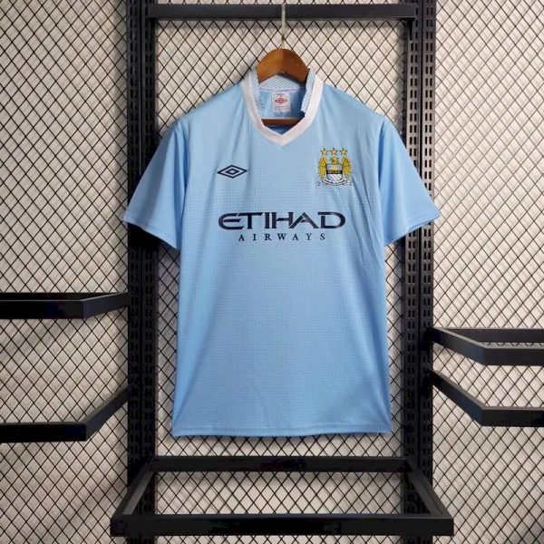 Manchester City 2011/12 Home Retro Jersey - Image 2