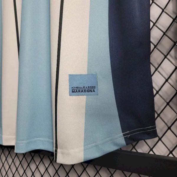 Argentina 2010 Maradona Retirement Commemorative Edition Retro Jersey - Image 9