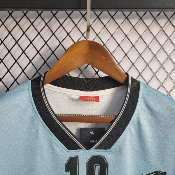 Argentina 2010 Maradona Retirement Commemorative Edition Retro Jersey - Image 8
