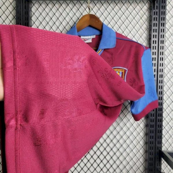 Aston Villa 1995/96 Home Retro Jersey - Image 9