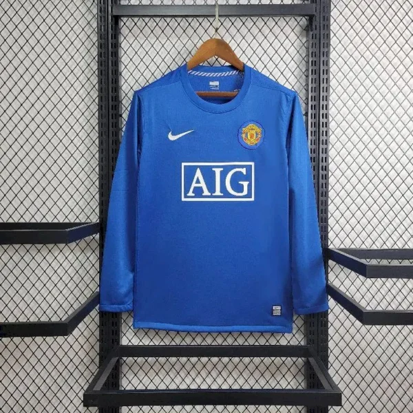Manchester United 2008/09 Third Long Sleeves Retro Jersey
