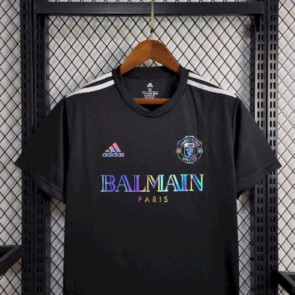 Manchester United 2024/25 Balmain Co-Branded Edition T-Shirt - Image 2