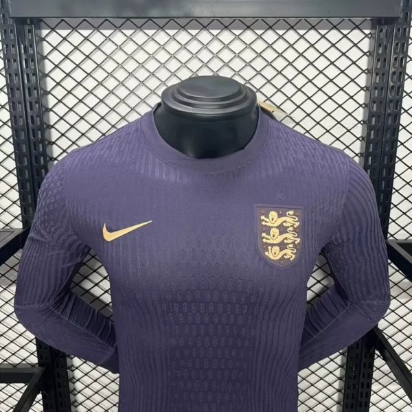 England 2024/25 Euro Away Long Sleeves Jersey Player Version - Image 2