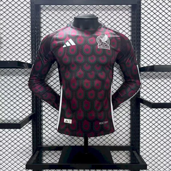 Mexico 2024/25 Home Long Sleeves Jersey ¨C Player Versi