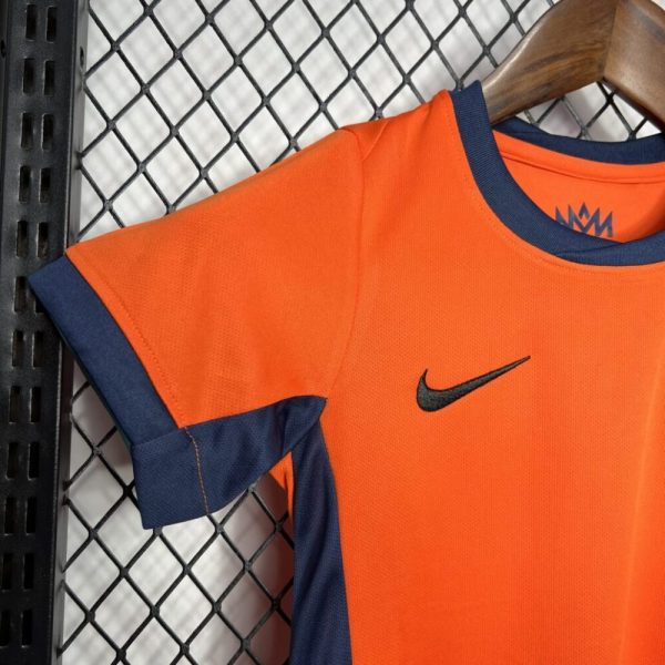 Netherlands 2024/25 Euro Home Kids Kit - Image 4