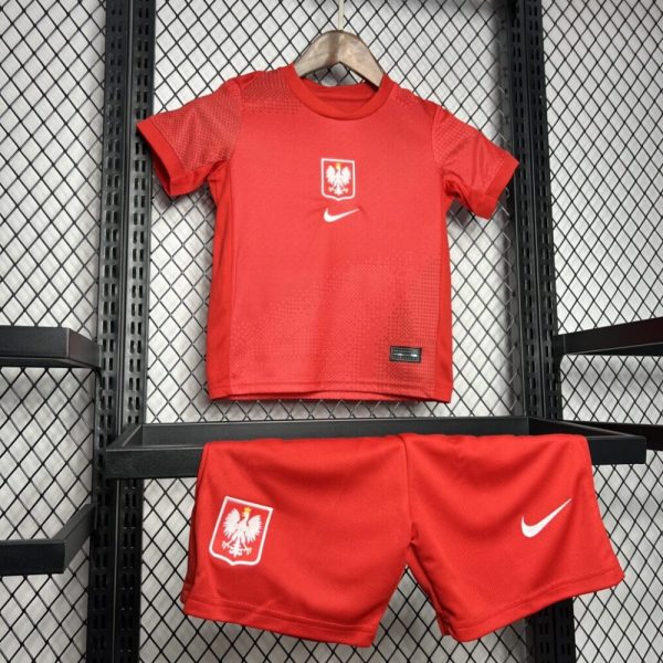 Poland 2024/25 Euro Away Kids Kit - Image 3
