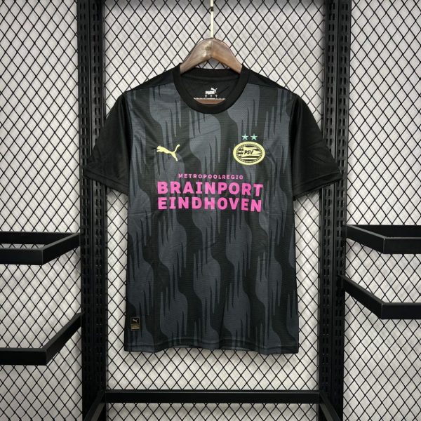 Psv Eindhoven 2024/25 Pre-Match Training Black Jersey - Image 6