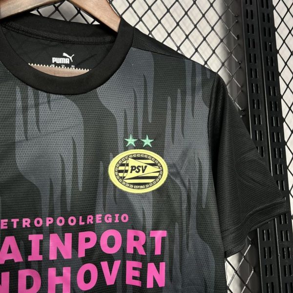 Psv Eindhoven 2024/25 Pre-Match Training Black Jersey - Image 5