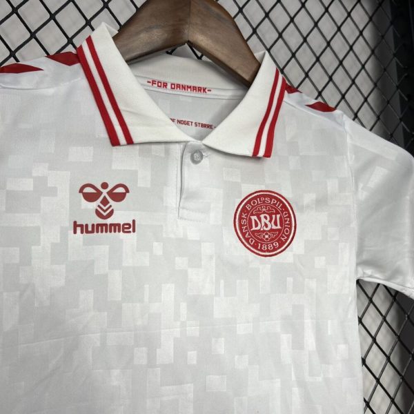 Denmark 2024/25 Euro Away Kids Kit - Image 6