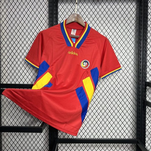 Romania 1994 Away Retro Jersey - Image 7