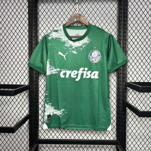 Palmeiras 2024/25 Special Edition Green And White Jersey - Image 4