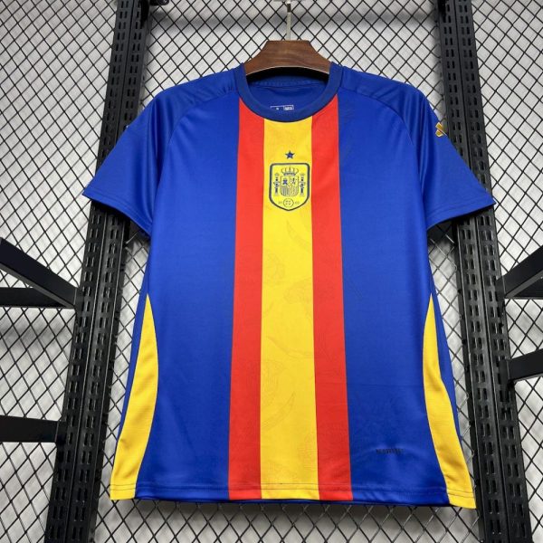 Spain 2024/25 Euro Pre-Match Training Uniform Jersey - Image 5
