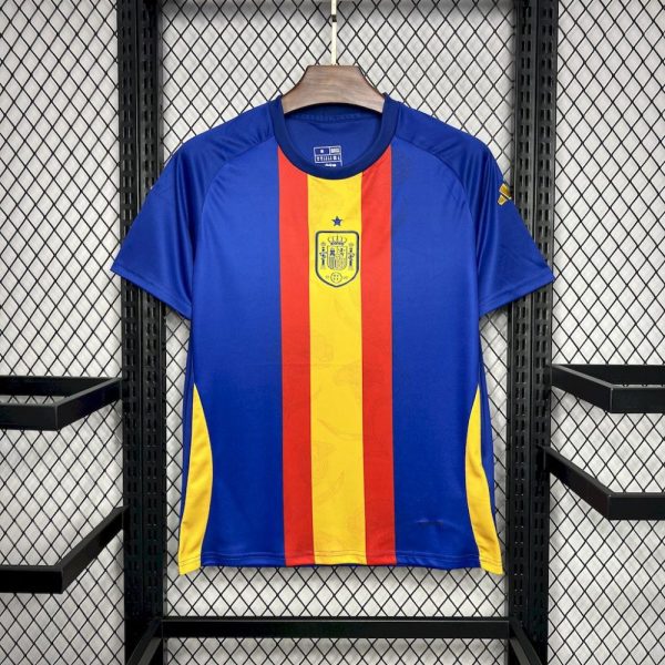 Spain 2024/25 Euro Pre-Match Training Uniform Jersey - Image 4