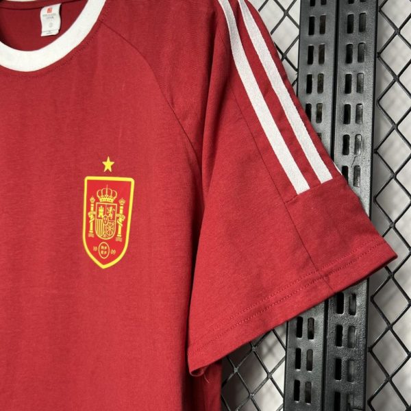 Spain 2024/25 Euro Retro Style Jersey - Image 3