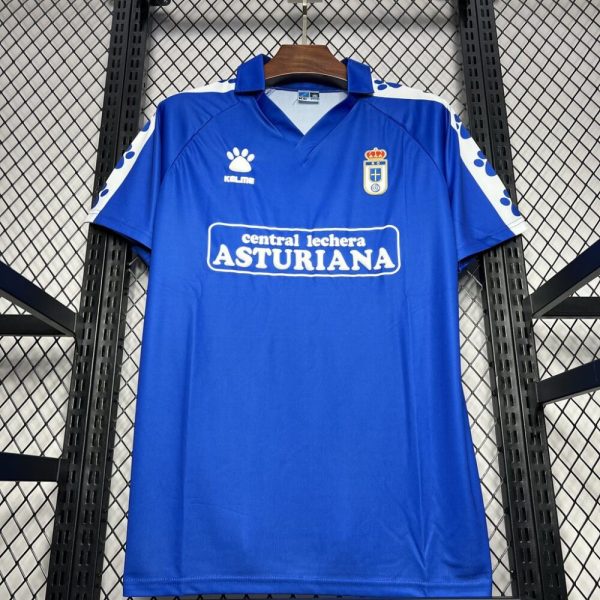 Real Oviedo 1990/91 Home Retro Jersey - Image 5