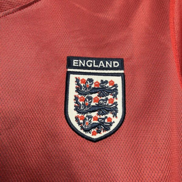 England 2002 Away Retro Jersey (Double-Sided) - Image 3
