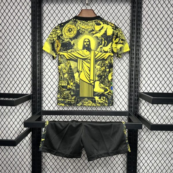 Brazil 2024/25 Special Edition Yellow Kids Kit - Image 2