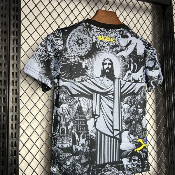 Brazil 2024/25 Special Edition Gray Kids Kit - Image 5