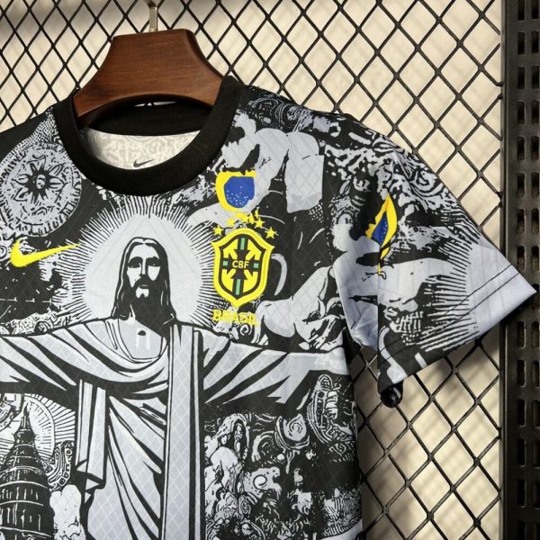 Brazil 2024/25 Special Edition Gray Kids Kit - Image 4