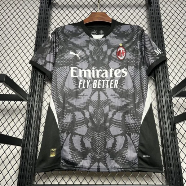 Ac Milan 2024/25 Goalkeeper Jersey Black - Image 5