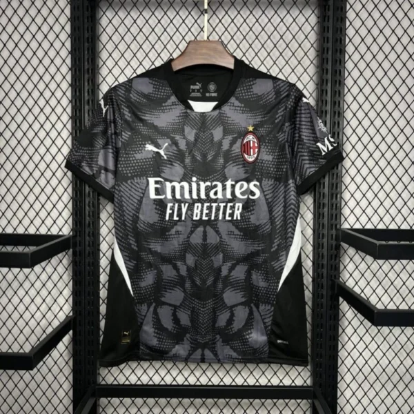 Ac Milan 2024/25 Goalkeeper Jersey Black - Image 3