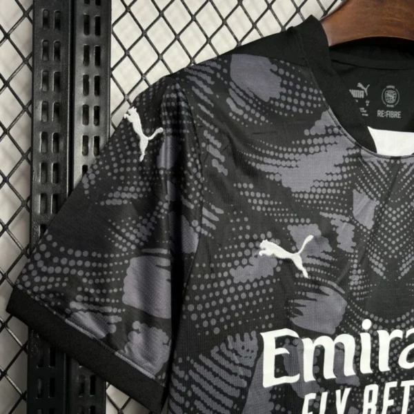 Ac Milan 2024/25 Goalkeeper Jersey Black - Image 4