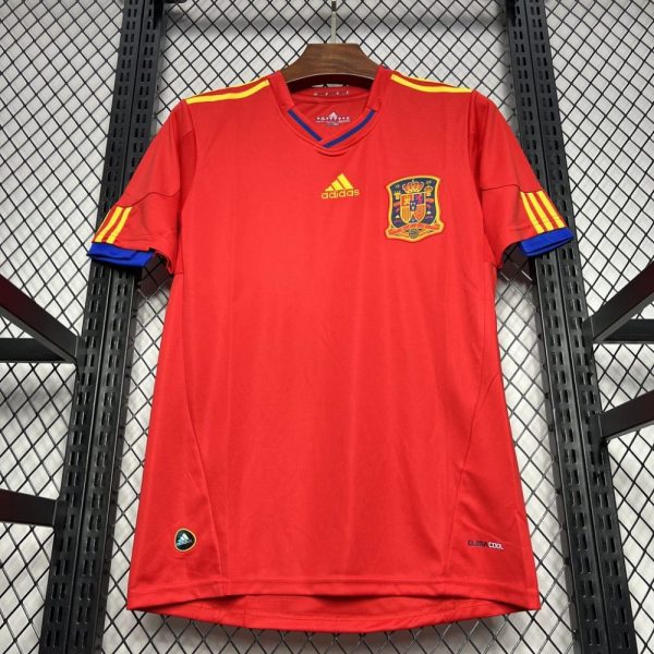Spain 2010 Home Retro Jersey - Image 8