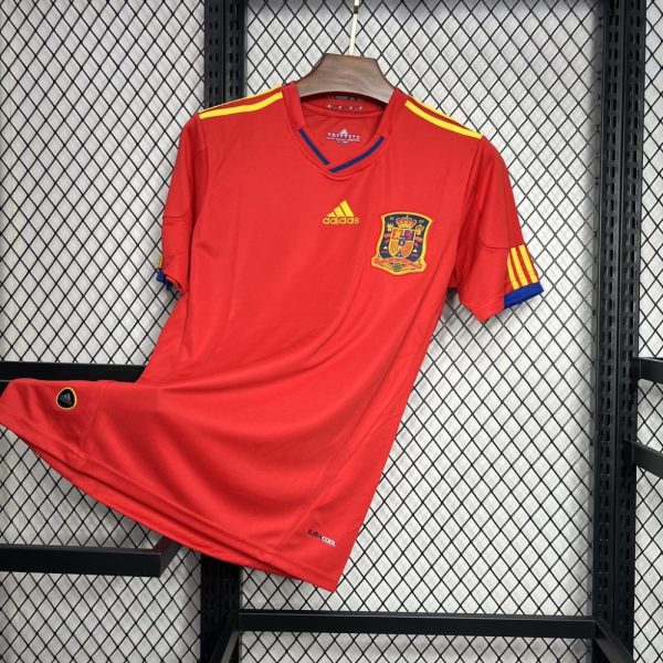 Spain 2010 Home Retro Jersey - Image 3