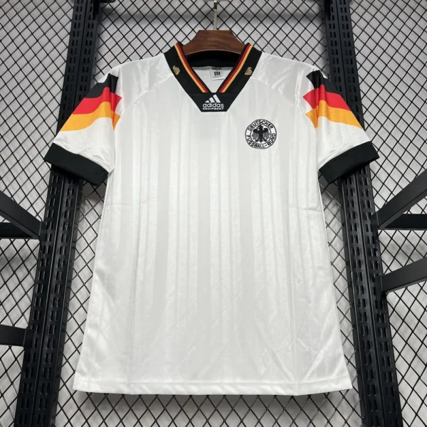 Germany 1992 Home Retro Jersey - Image 7
