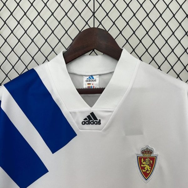 Real Zaragoza 1992/93 Home Retro Jersey - Image 5