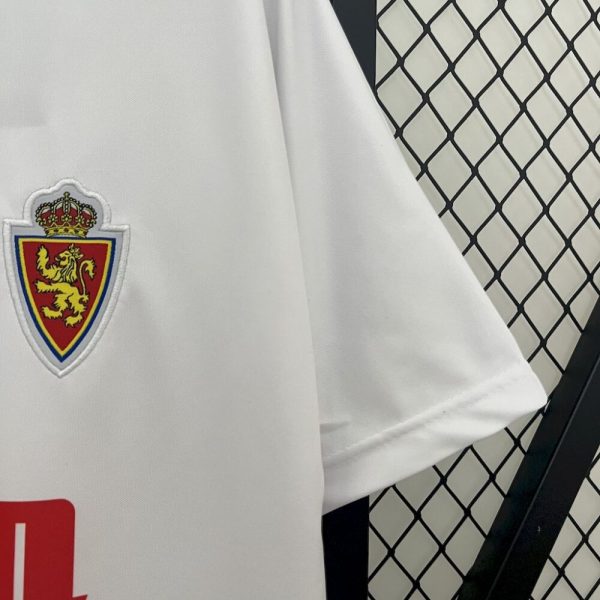 Real Zaragoza 1992/93 Home Retro Jersey - Image 3