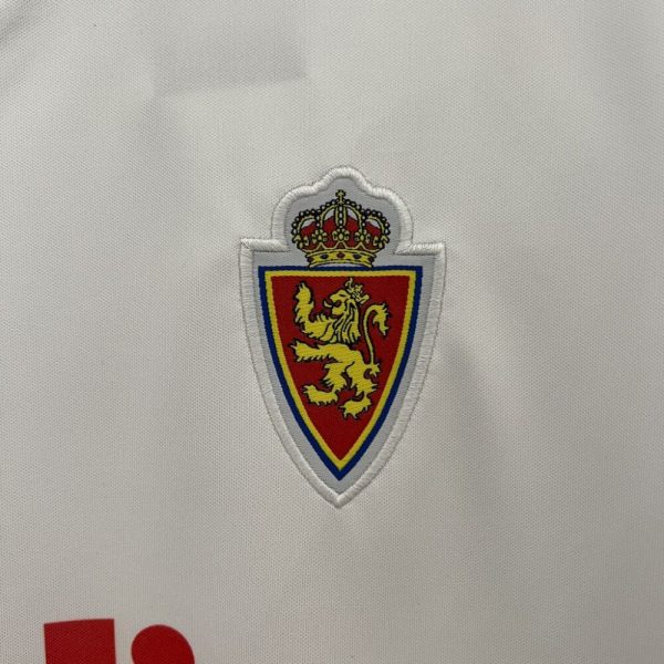 Real Zaragoza 1992/93 Home Retro Jersey - Image 6