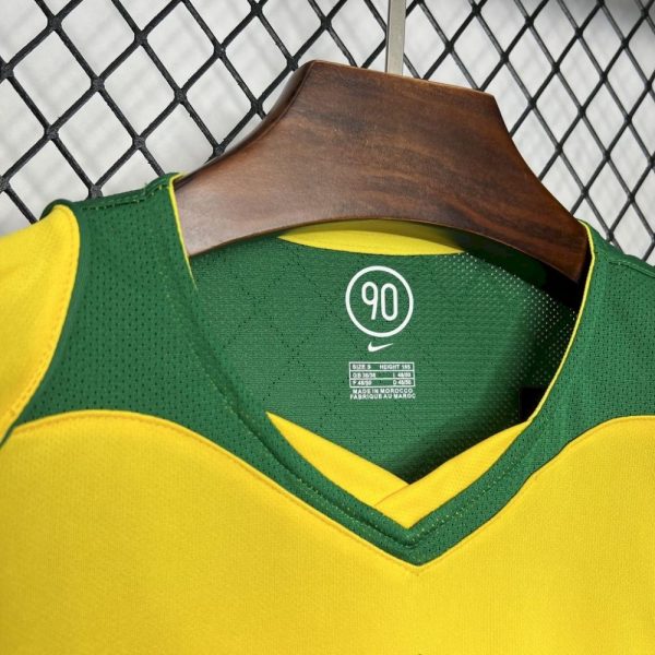 Brazil 2004/2006 Home Retro Jersey - Image 5