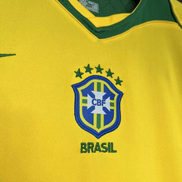 Brazil 2004/2006 Home Retro Jersey - Image 3