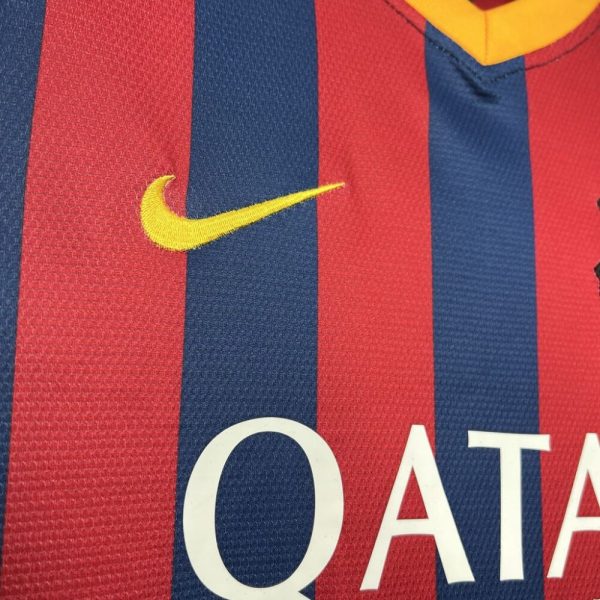 Barcelona 2013/14 Home Retro Jersey - Image 8