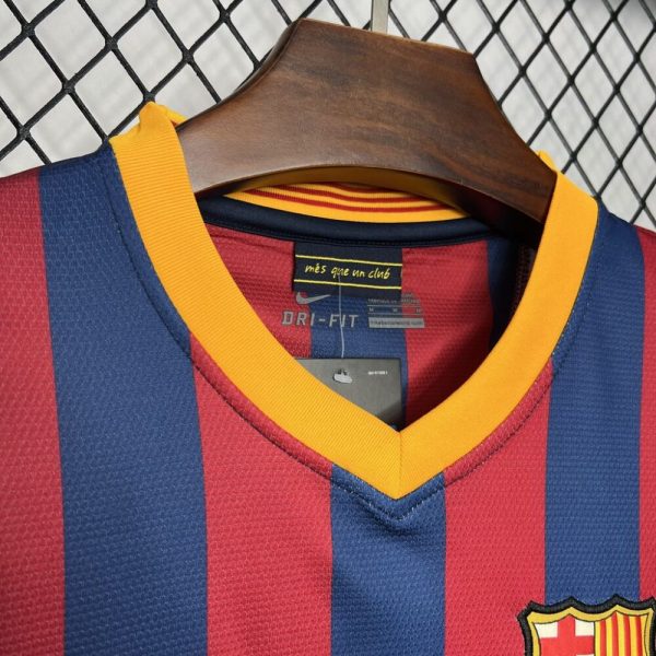 Barcelona 2013/14 Home Retro Jersey - Image 5