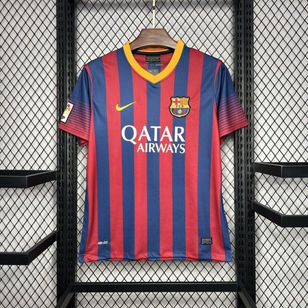 Barcelona 2013/14 Home Retro Jersey - Image 4