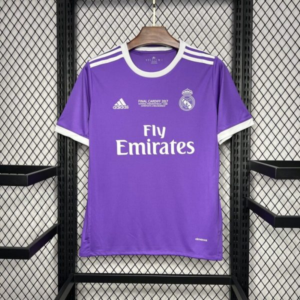 Real Madrid 2016/17 Away Ucl Retro Jersey - Image 7