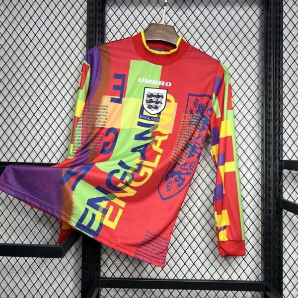 England 1995/96 Goalkeeper Long Sleeves Retro Jersey