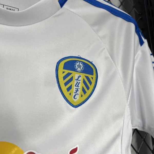 Leeds United F.c. 2024/25 Home Jersey Kids Kit - Image 4
