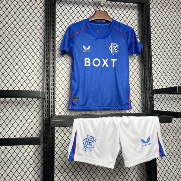 Rangers 2024/25 Home Kids Kit - Image 5