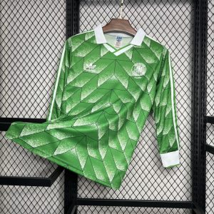 Germany 1990 Away Long Sleeve Retro Jersey