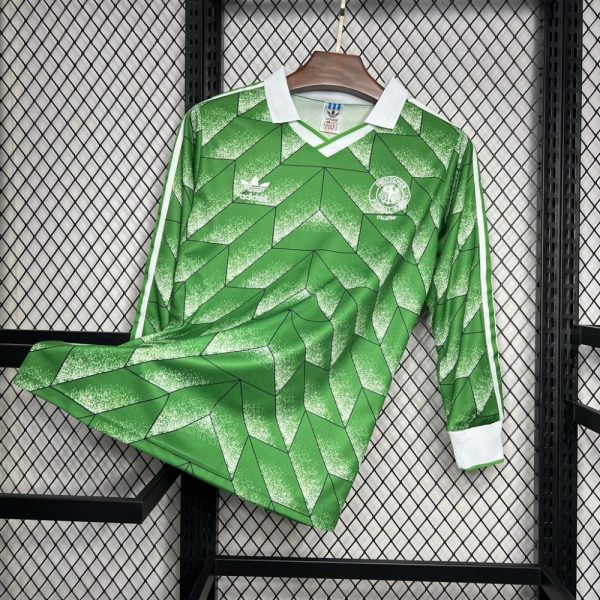 Germany 1990 Away Long Sleeve Retro Jersey