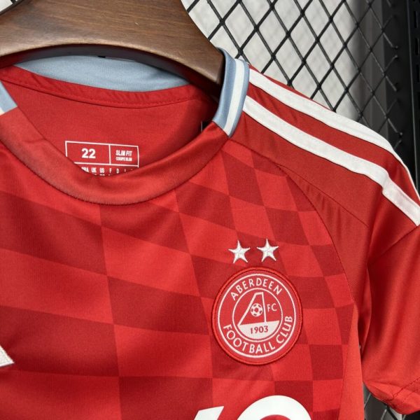 Aberdeen F.c. 2024/25 Home Kids Kit - Image 5