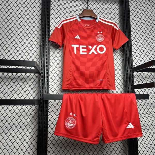 Aberdeen F.c. 2024/25 Home Kids Kit - Image 3