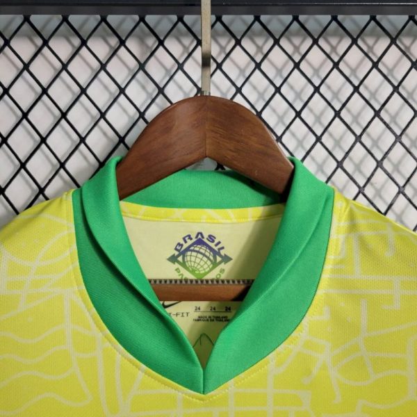 Brazil 2024/25 Home Kids Kit - Image 6