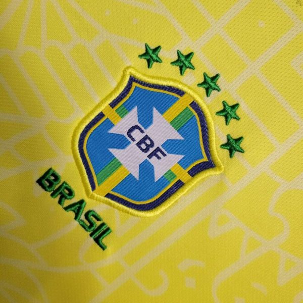 Brazil 2024/25 Home Kids Kit - Image 5