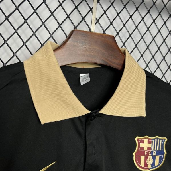 Barcelona 2024/25 Polo Black Jersey - Image 5